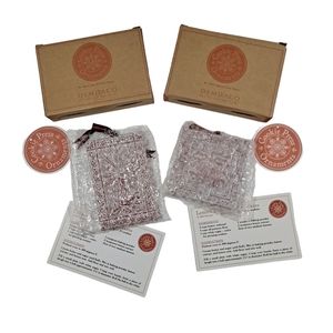 Demdaco Cookie Press Ornaments Lot Of 2 Bell & Candle NOB